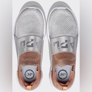 APL Men’s Techloom Bliss Rose Gold Metallic Silver White Men’s Size 12